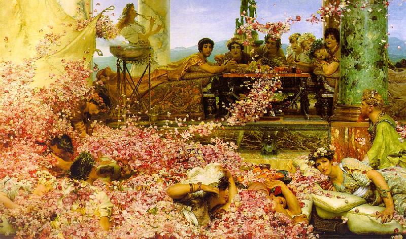 Alma The Roses of Heliogabalus china oil painting image